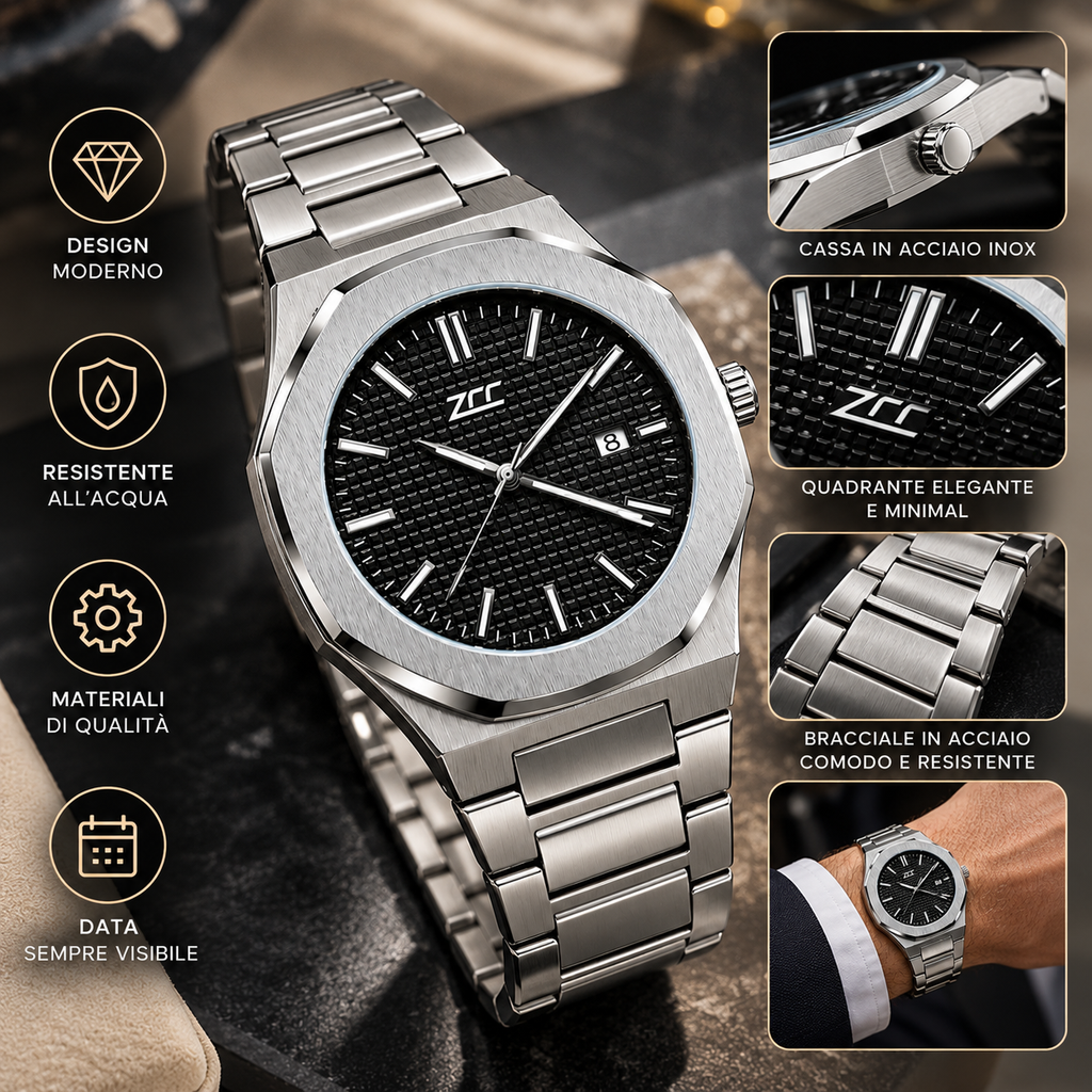 Zcc™ - Orologio lusso uomo